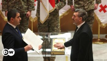 Mikheil Kavelashvili sworn in as Georgia’s new president