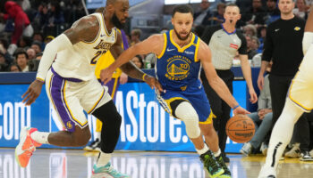 NBA : Stephen Curry et LeBron James font le show pour Noël, les Lakers s’offrent les Warriors (115-113)