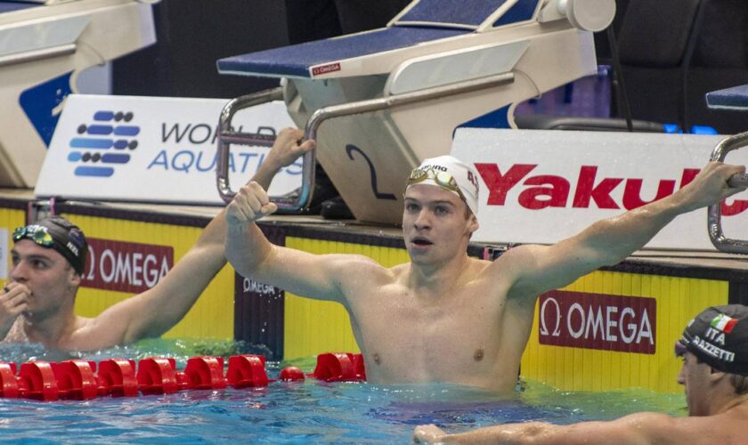 Natation : Léon Marchand, personnalité la plus marquante des Français selon un sondage