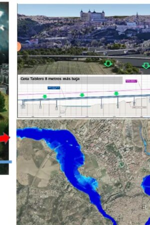 No a un scalextric ferroviario en una ciudad Patrimonio mundial como Toledo