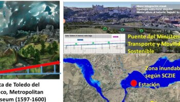 No a un scalextric ferroviario en una ciudad Patrimonio mundial como Toledo