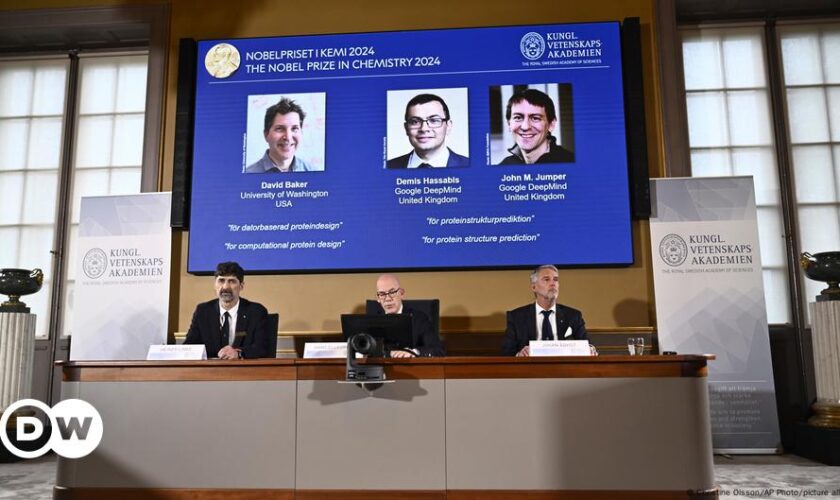 Nobel Prize: Baker, Hassabis, Jumper given chemistry honor for research leading to AlphaFold