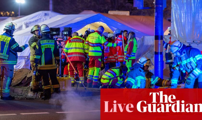 One killed and scores reportedly injured after car drives into German Christmas market – latest updates