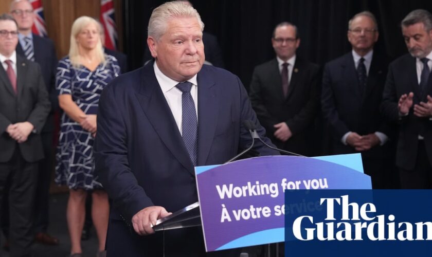 Ontario premier suggests stopping US liquor imports in retaliation for proposed Trump tariffs