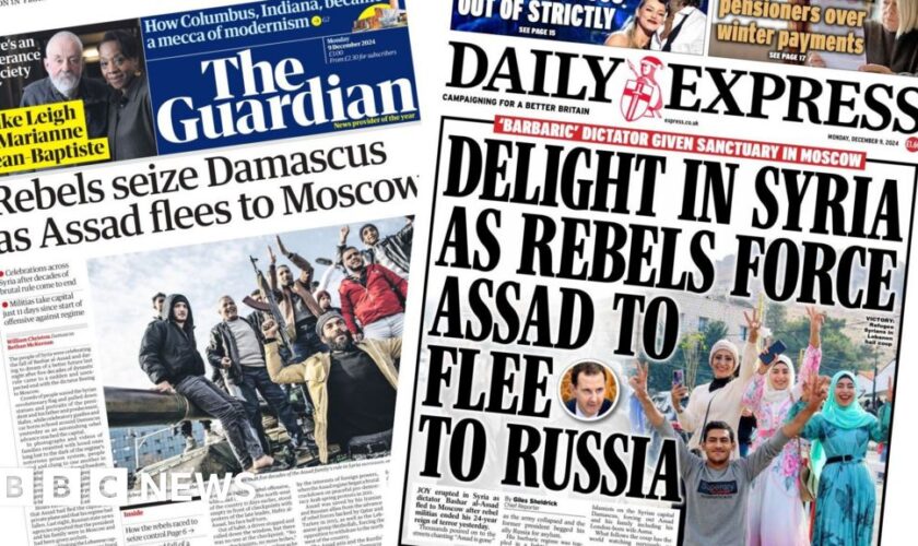 Papers report on 'delight' in Syria but warn of uncertainty ahead