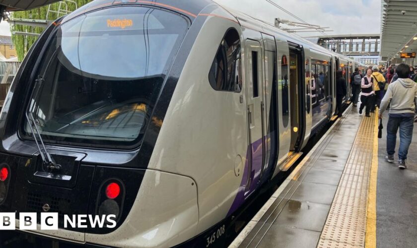 Person caught in train doors pulled along platform