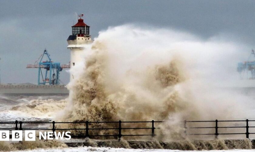 Rare red wind warning issued as Storm Darragh approaches UK