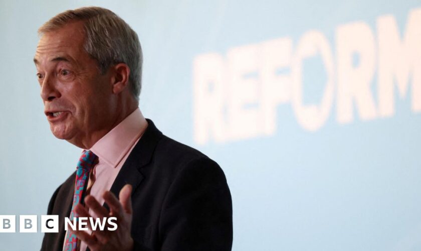 Reform UK has more members than Tories, Farage says