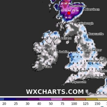 Regions set to be hit by heavy snow revealed in new weather maps