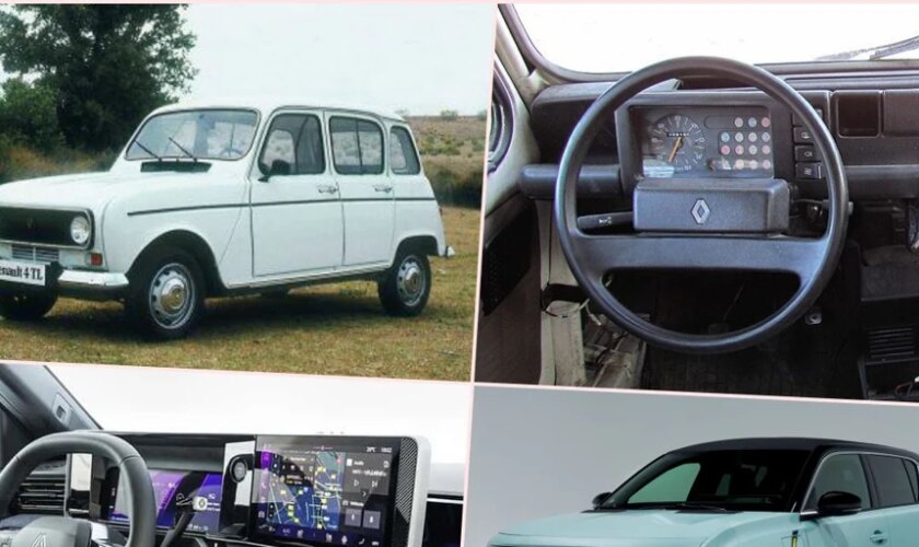 Renault 4 Latas Vs Renault 4 E-Tech eléctrico: del pasado al futuro de la automoción