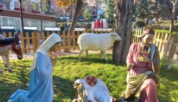 Roban el Niño Jesús del nacimiento instalado en el Parque de la Concordia de Guadalajara