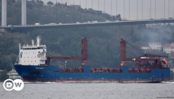 Russia says two missing after ship explodes off Spain