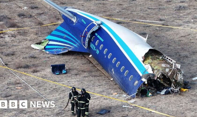 Russia warns against 'hypotheses' after Azerbaijan Airlines crash