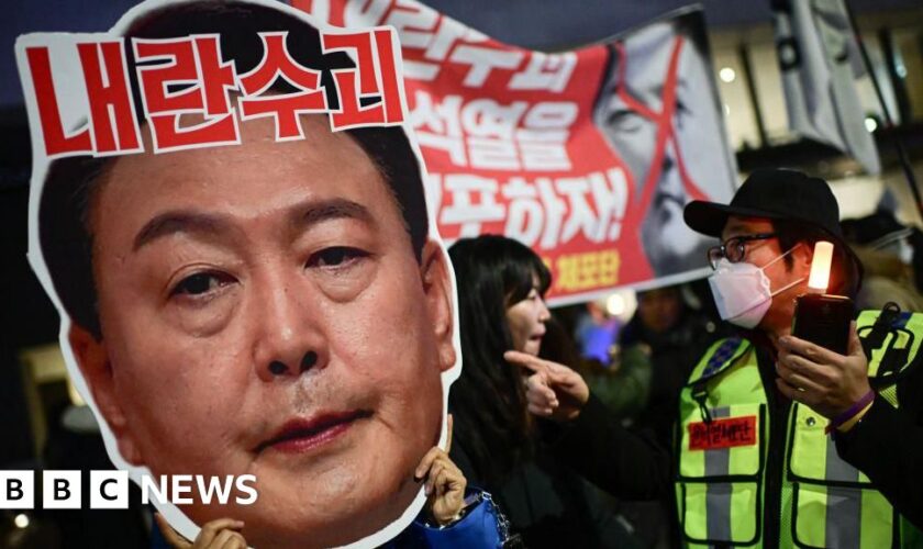 South Korea opposition says ruling party staged 'second coup'