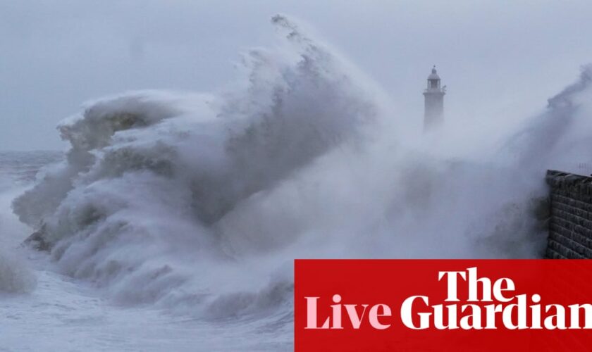 Storm Darragh live: further disruption expected across UK as strong winds continue