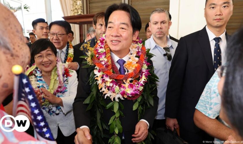 Taiwan's Lai arrives in Hawaii amid first Pacific tour