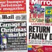 The Papers: Christmas market 'carnage' and 'Return of the family doctor'