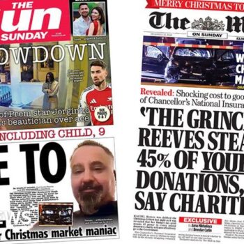 The Papers: 'Free to kill' and Reeves 'the Grinch'