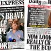 The Papers: 'Hope after horror' and Labour 'crashing the economy'