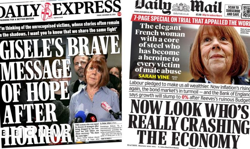 The Papers: 'Hope after horror' and Labour 'crashing the economy'