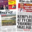 The Papers: NHS 'repair costs triple' and Badenoch 'fury' at Farage's TV time