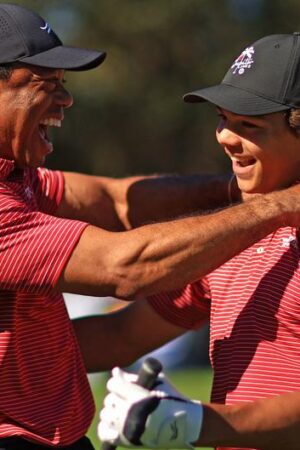 Tiger Woods' teenage son, Charlie, hits first hole-in-one