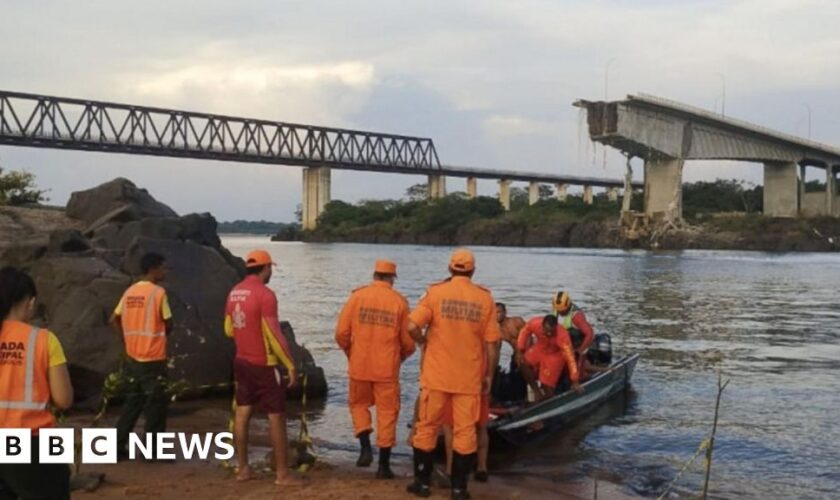 Toxic spill fears follow deadly Brazil bridge collapse