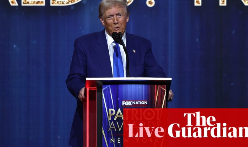 Trump defends Pete Hegseth as he announces more administration picks – live