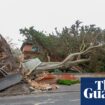 Two men killed by falling trees as Storm Darragh brings winds of nearly 100mph