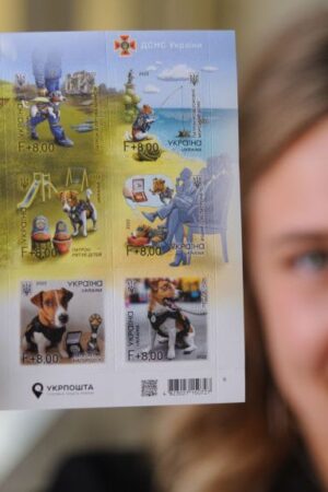 Ukraine's war stamps put humour, patriotism and swearing in the post