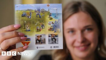 Ukraine's war stamps put humour, patriotism and swearing in the post