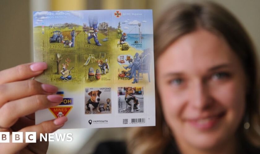 Ukraine's war stamps put humour, patriotism and swearing in the post