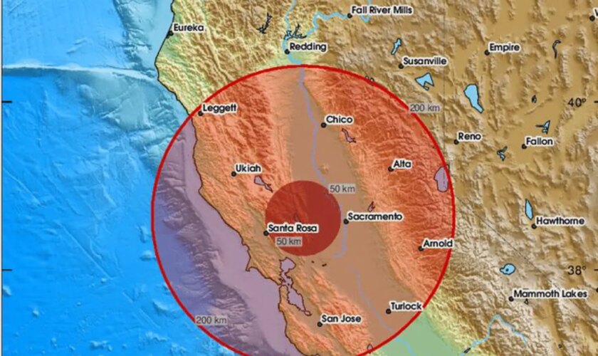 Un terremoto de magnitud 7.0 sacude el norte de California