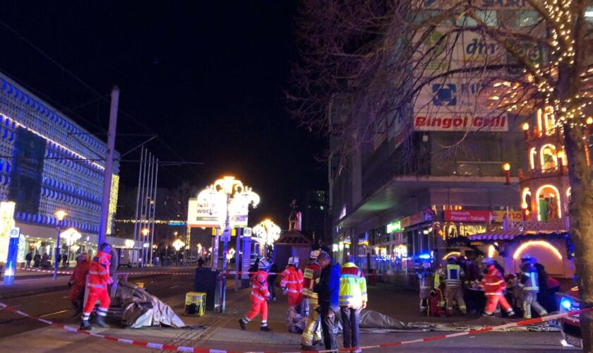 Une voiture fonce sur un marché de Noël en Allemagne : au moins deux morts et plus de 60 blessés