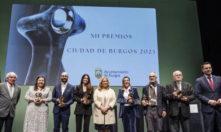 Verónica Pascual, Cruz Roja, Fernando Vázquez, Kepler, Pepe Carazo y Sara Ordóñez, Premios Ciudad de Burgos 2023