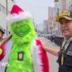 Watch: Police officer dressed as the Grinch leads drug raid