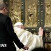 Watch: Pope opens Holy Door to kick off special jubilee year