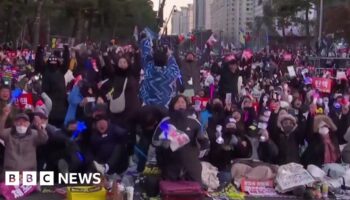 Watch: Protesters jubilant as South Korea president impeached