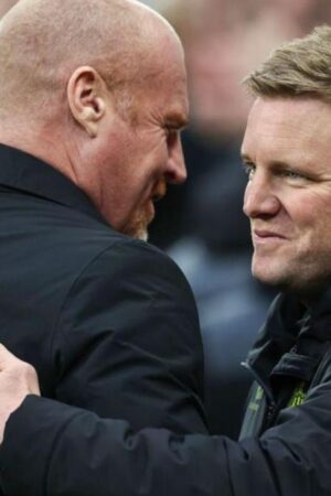 Sean Dyche and Eddie Howe