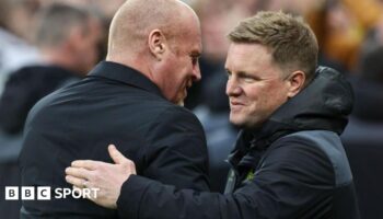 Sean Dyche and Eddie Howe