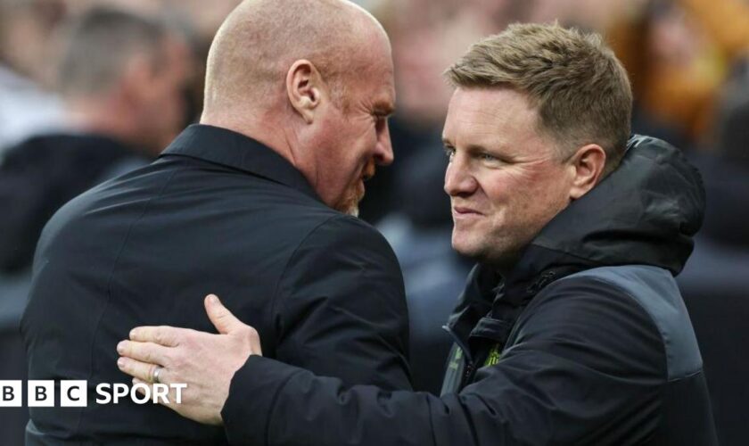 Sean Dyche and Eddie Howe