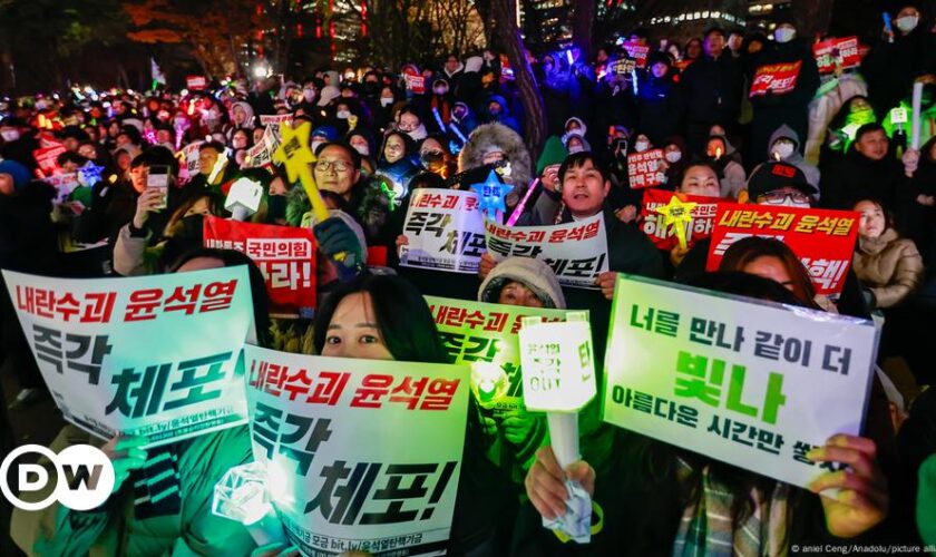 Women at the forefront of South Korea's martial law protests