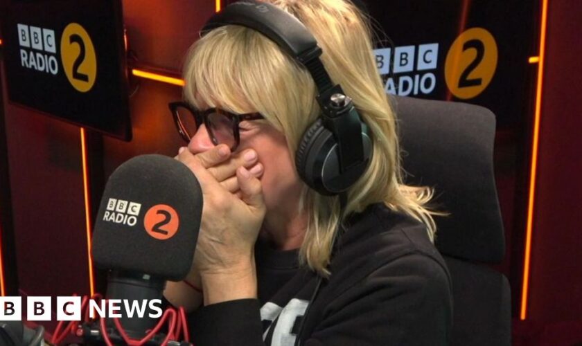 Zoe Ball in tears as son crashes final Radio 2 breakfast show