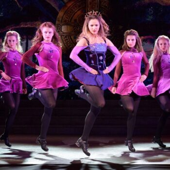 Anna Mai Fitzpatrick leads the female troupe. Pic: Riverdance