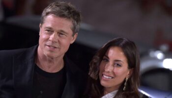 Brad Pitt und Ines de Ramon bei den Filmfestspielen von Venedig.