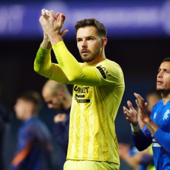 Jack Butland will miss Old Firm derby due to ‘a significant bleed’ to his leg