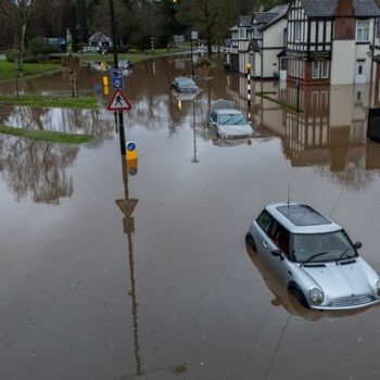 Met Office issues ice warning after New Year’s Day flooding sparks major incident and mass evacuation