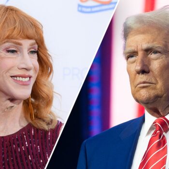 Kathy Griffin tells fans to see her before she’s placed in Trump’s ‘internment camps’