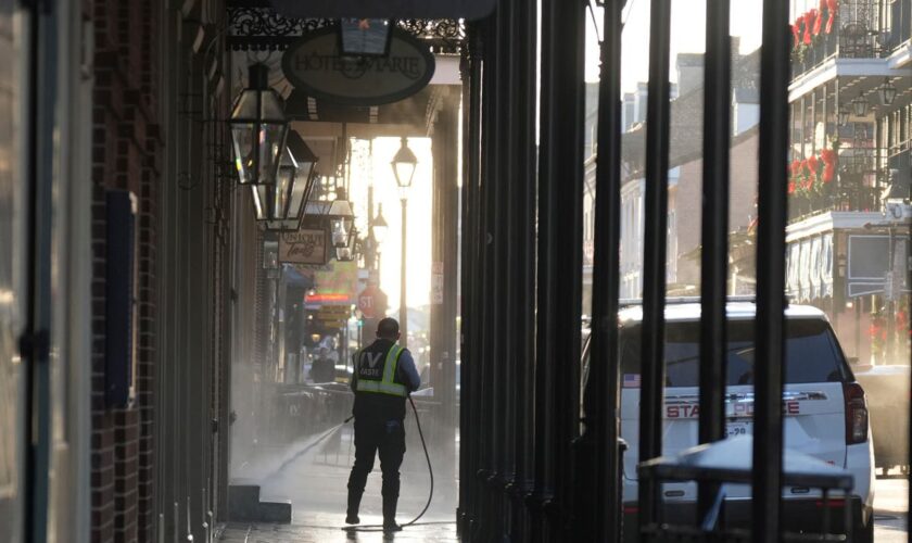 PHOTO COLLECTION: New Orleans Car into Crowd