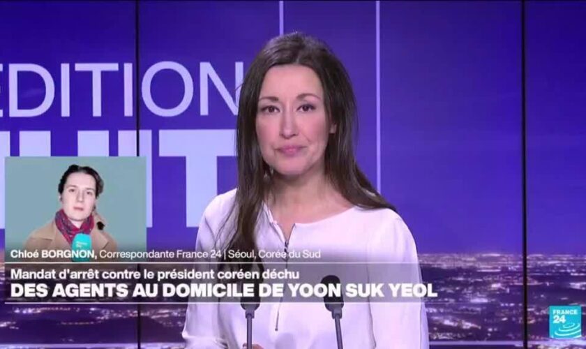 Corée du Sud : les enquêteurs tentent d'arrêter le président déchu Yoon Suk-yeol